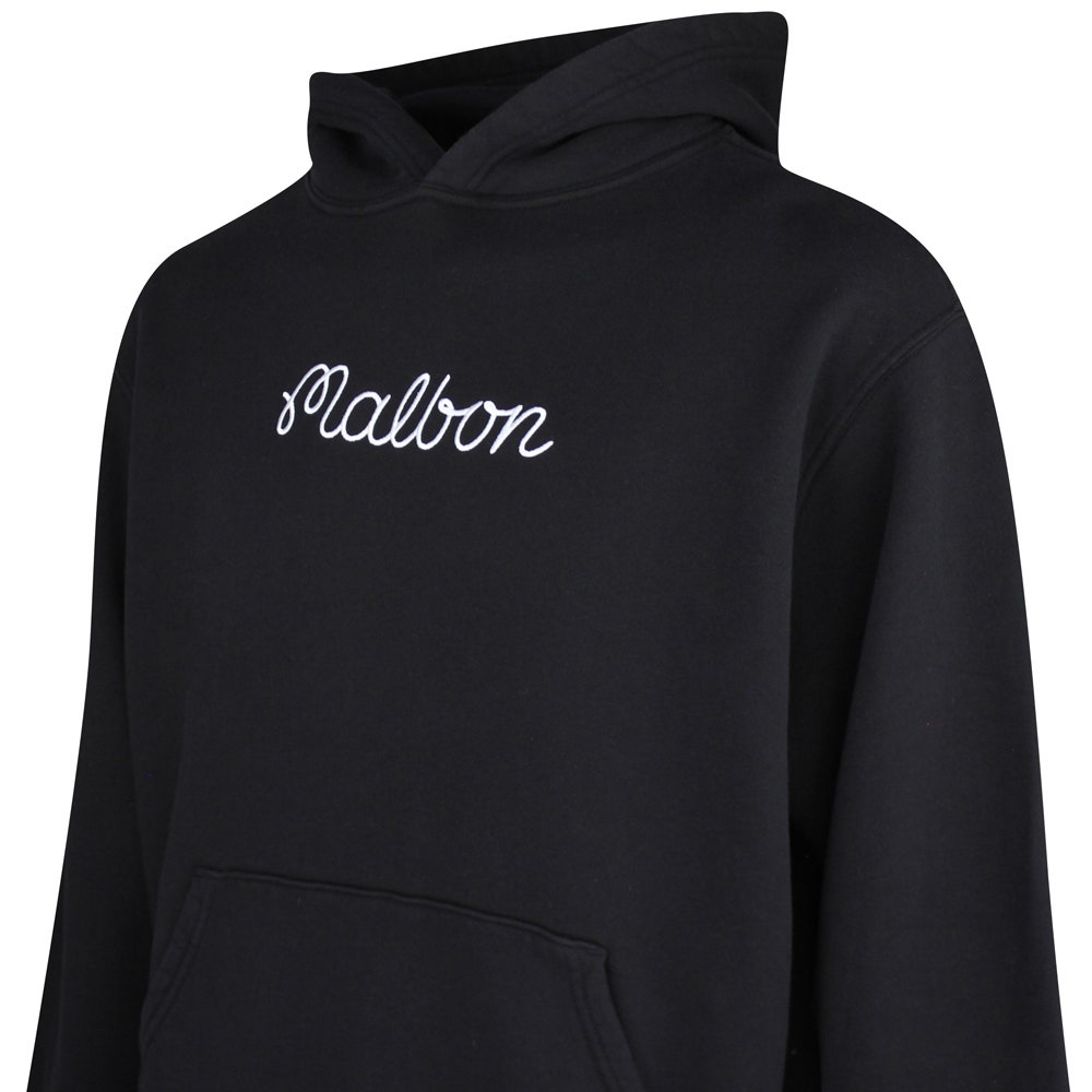Malbon Golf Pullover - Fesque Hoodie - Black FA25