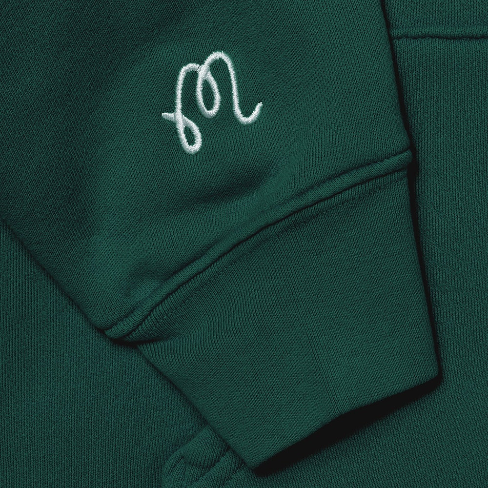 Malbon Golf Pullover - Fesque Hoodie - Forest FA25