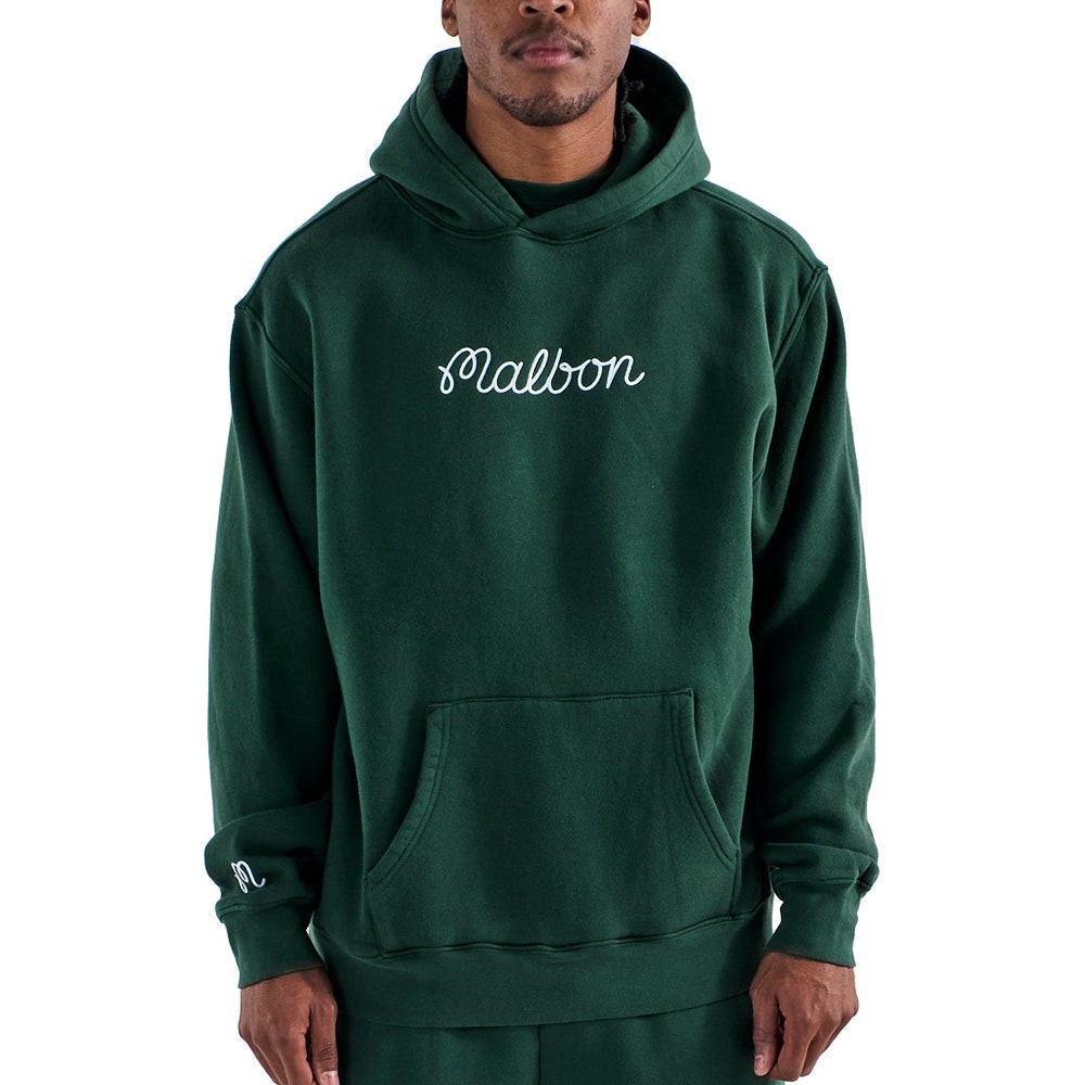 Malbon Golf Pullover - Fesque Hoodie - Forest FA25