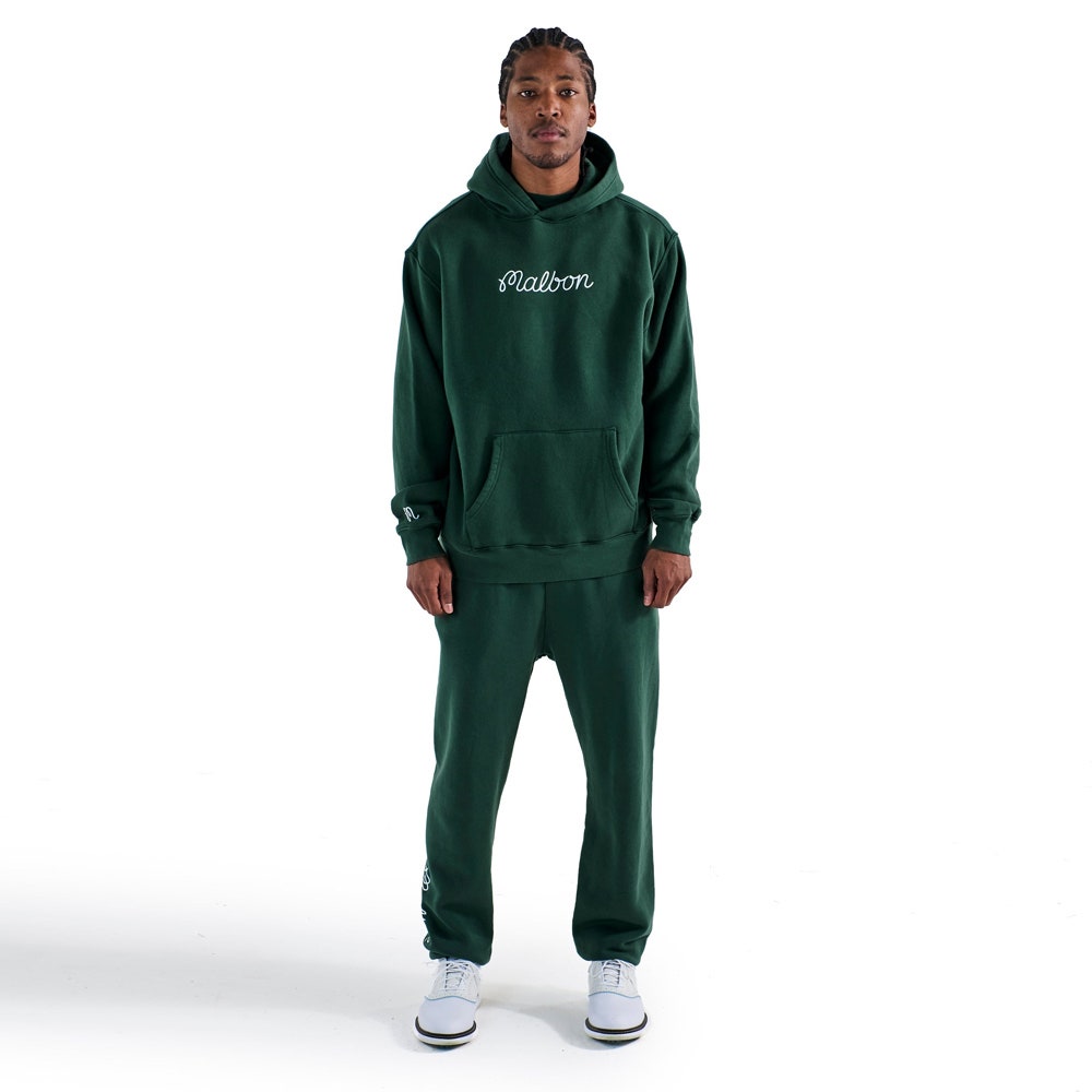 Malbon Golf Pullover - Fesque Hoodie - Forest FA25