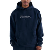 Malbon Golf Pullover - Fesque Hoodie - Navy FA25