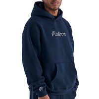 Malbon Golf Pullover - Fesque Hoodie - Navy FA25