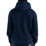 Malbon Golf Pullover - Fesque Hoodie - Navy FA25