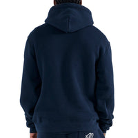 Malbon Golf Pullover - Fesque Hoodie - Navy FA25