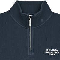 Malbon Golf Pullover - Flyer Ironworks QZ - Blueberry FA26