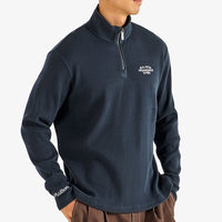 Malbon Golf Pullover - Flyer Ironworks QZ - Blueberry FA26
