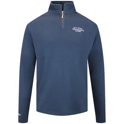 Malbon Golf Pullover - Flyer Ironworks QZ - Blueberry FA26