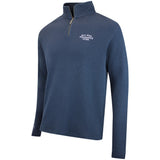 Malbon Golf Pullover - Flyer Ironworks QZ - Blueberry FA26