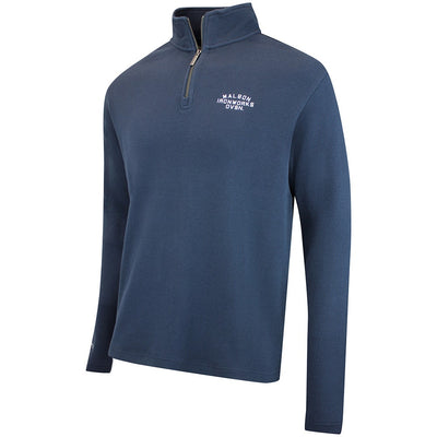Malbon Golf Pullover - Flyer Ironworks QZ - Blueberry FA26