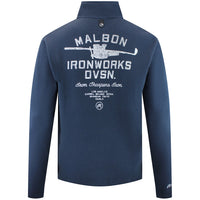 Malbon Golf Pullover - Flyer Ironworks QZ - Blueberry FA26