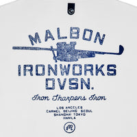 Malbon Golf Pullover - Flyer Ironworks QZ - White FA26