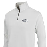 Malbon Golf Pullover - Flyer Ironworks QZ - White FA26