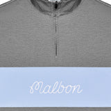 Malbon Golf Pullover - Horizon QZ - Black Chambray FA26
