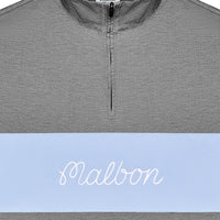 Malbon Golf Pullover - Horizon QZ - Black Chambray FA26