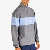 Malbon Golf Pullover - Horizon QZ - Black Chambray FA26