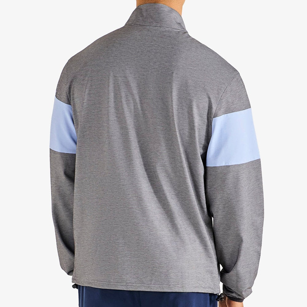 Malbon Golf Pullover - Horizon QZ - Black Chambray FA26