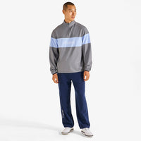 Malbon Golf Pullover - Horizon QZ - Black Chambray FA26