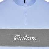 Malbon Golf Pullover - Horizon QZ - Blue Chambray FA26