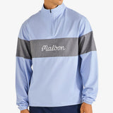 Malbon Golf Pullover - Horizon QZ - Blue Chambray FA26