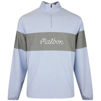 Malbon Golf Pullover - Horizon QZ - Blue Chambray FA26