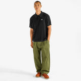 Malbon Golf Shirt - Brickwork Knit Polo - Black FA26