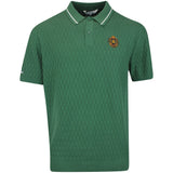 Malbon Golf Shirt - Crest Knit Polo - Myrtle FA25
