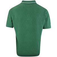 Malbon Golf Shirt - Crest Knit Polo - Myrtle FA25