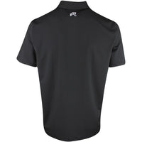 Malbon Golf Shirt - Evergreen M Icon Performance Pique - Black SS25