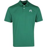 Malbon Golf Shirt - Evergreen M Icon Performance Pique - Green SS25