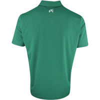 Malbon Golf Shirt - Evergreen M Icon Performance Pique - Green SS25