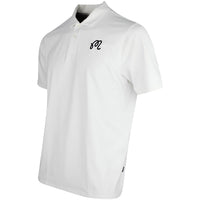 Malbon Golf Shirt - Evergreen M Icon Performance Pique - White SS25