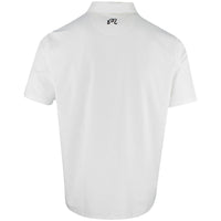Malbon Golf Shirt - Evergreen M Icon Performance Pique - White SS25