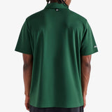 Malbon Golf Shirt - Fairway Baldwin Tech Polo - Forest FA25