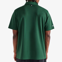Malbon Golf Shirt - Fairway Baldwin Tech Polo - Forest FA25