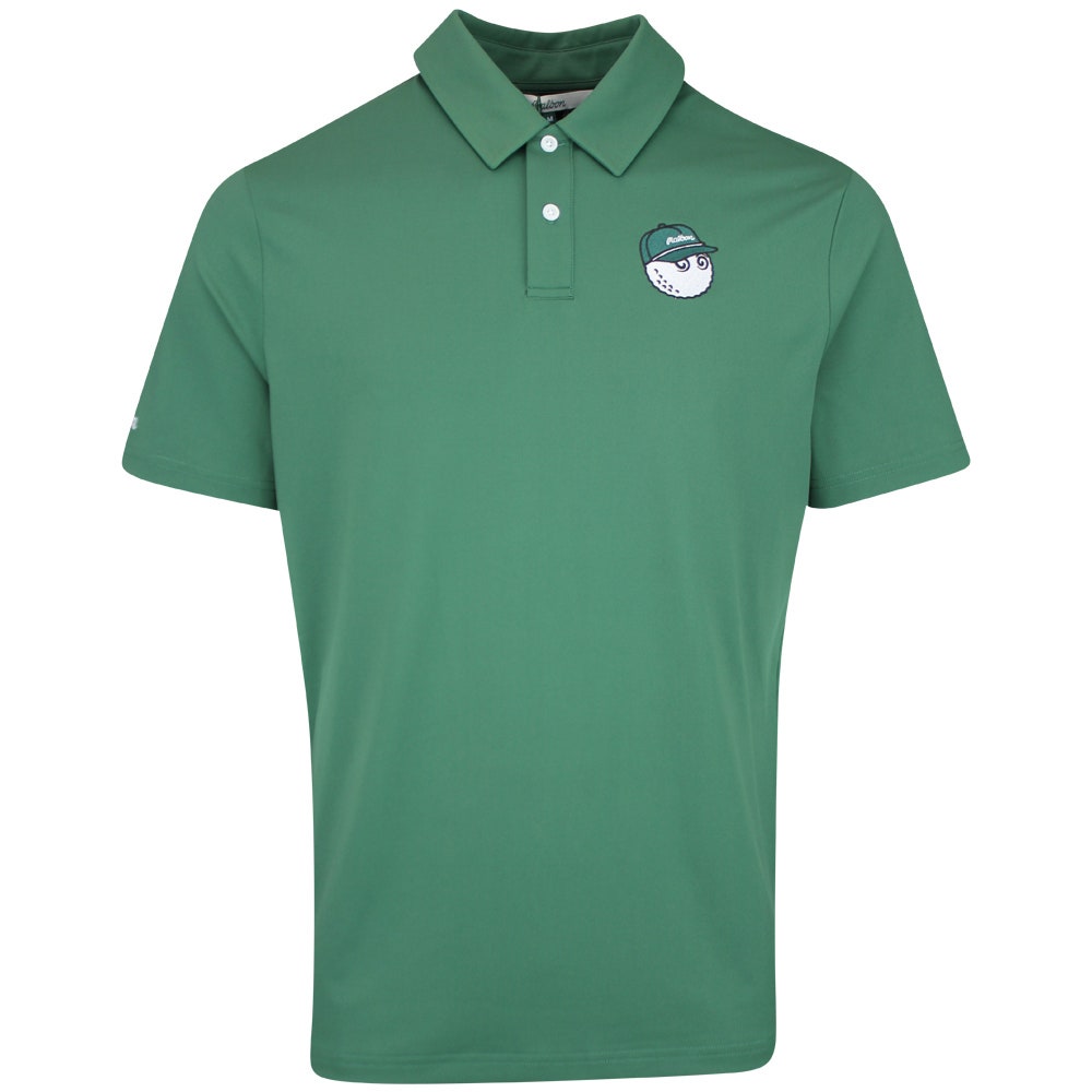 Malbon Golf Shirt - Fairway Baldwin Tech Polo - Forest FA25
