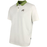 Malbon Golf Shirt - Fairway Hex Polo - Ivory FA26