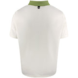 Malbon Golf Shirt - Fairway Hex Polo - Ivory FA26