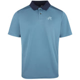 Malbon Golf Shirt - Fairway Hex Polo - Slate FA26