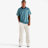 Malbon Golf Shirt - Fairway Hex Polo - Slate FA26