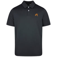 Malbon Golf Shirt - Fairway Icon Polo - Black SS26