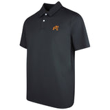Malbon Golf Shirt - Fairway Icon Polo - Black SS26