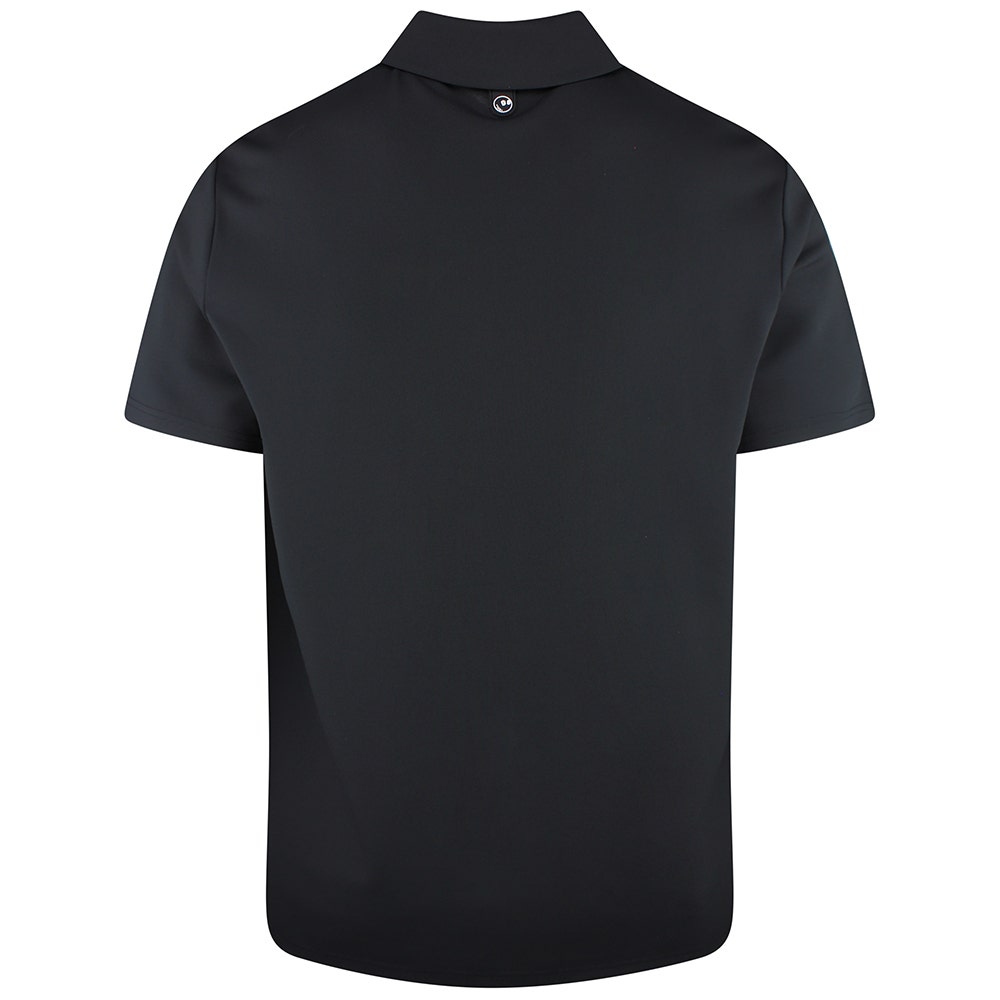 Malbon Golf Shirt - Fairway Icon Polo - Black SS26