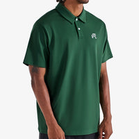 Malbon Golf Shirt - Fairway Icon Polo - Forest SS26