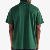 Malbon Golf Shirt - Fairway Icon Polo - Forest SS26