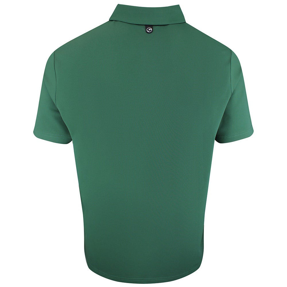 Malbon Golf Shirt - Fairway Icon Polo - Forest SS26