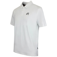 Malbon Golf Shirt - Fairway Icon Polo - White - Black SS26