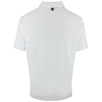 Malbon Golf Shirt - Fairway Icon Polo - White - Black SS26