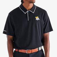 Malbon Golf Shirt - Fairway Monarch Polo - Black FA25