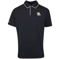 Malbon Golf Shirt - Fairway Monarch Polo - Black FA25
