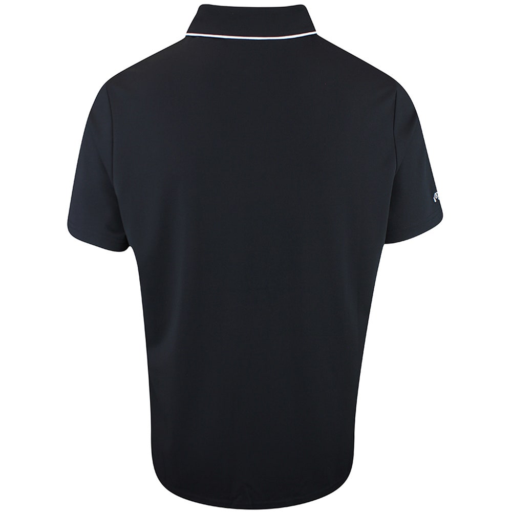 Malbon Golf Shirt - Fairway Monarch Polo - Black FA25
